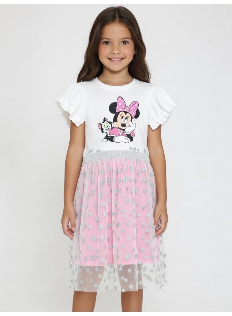 Minnie Mouse | Tulle Dress | White - Image 1